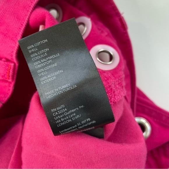 Urban Outfitters BDG Maxo Grommet Cargo Jean in Pink Denim Y2K Size 28 - Picture 8 of 12